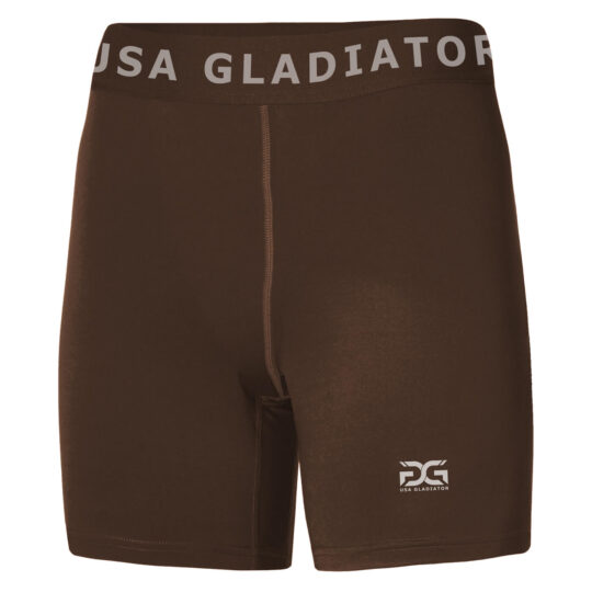 Volleyball Slim-Fit Short-Brown